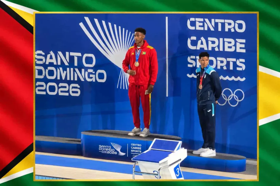 Raekwon Noel wins Guyana's first gold at 2026 CAC Games