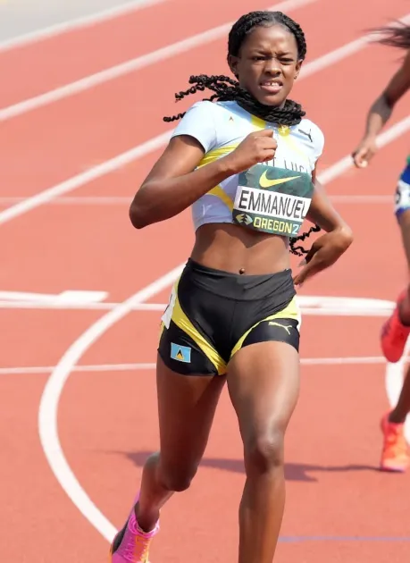 Saint Lucia's Jady Emmanuel reaches World U20 100m final with record-breaking run