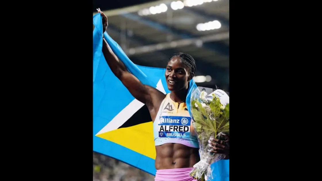 Saint Lucia's Julien Alfred wins 200m at 2026 Diamond League Ffinal