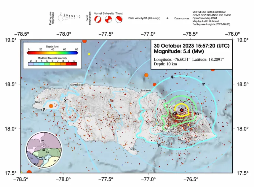 Magnitude 8 earthquake jamaica