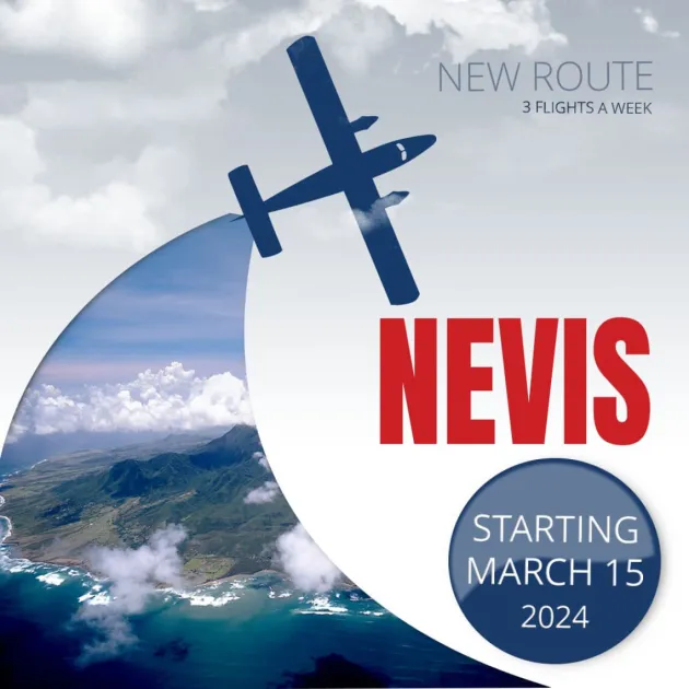 Nevis welcomes reintroduced WINAIR flights, unveils schedule - Writeups ...